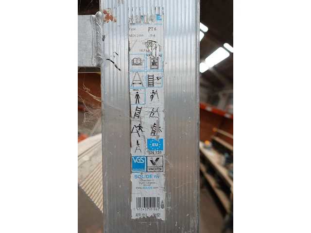 Klapladder aluminium solide - afbeelding 2 van  2