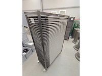 Klapstoel, grijs/zwart, inclusief transportkar (50x) - afbeelding 4 van  4