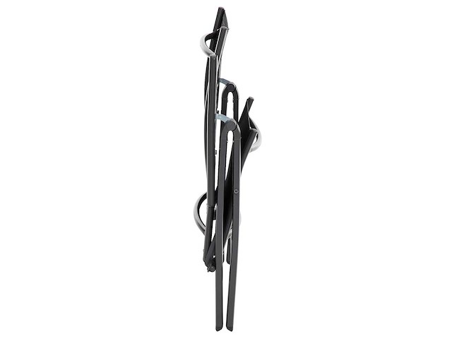 Klapstoel (x2) xl, ergonomische vorm, verstelbaar in 7 posities, ondersteunt tot 140 kg - wit - afbeelding 6 van  8