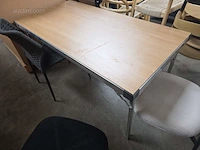 Klaptafel met 3 diverse stoelen flexfurn - afbeelding 2 van  6