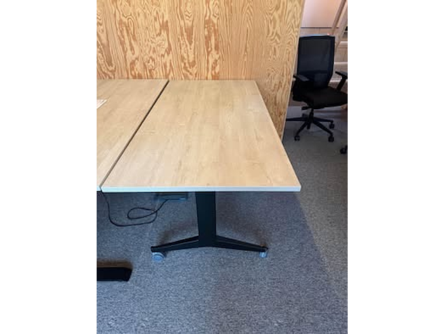 Klaptafel oak light, 160 x 80 cm - afbeelding 1 van  3