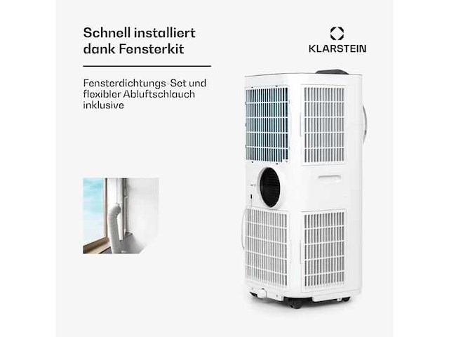 Klarstein 10034666 draagbare airconditioner 1120 w wit - afbeelding 4 van  4