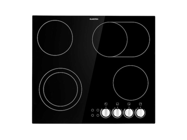 Klarstein 4-pitter keramische kookplaat 6100 w 58 cm - afbeelding 4 van  4