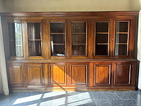 Klassiek engelse 6-deurs bibliotheekkast
