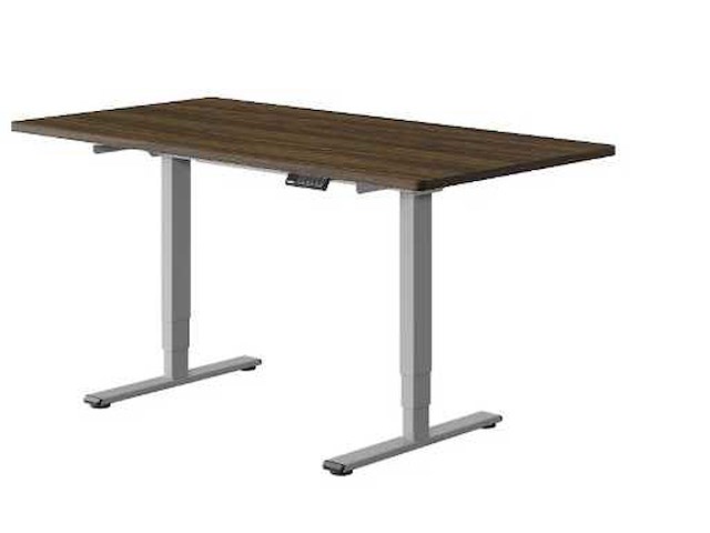 Klassiek sta-bureau - 140x70cm ebbenhouten blad - afbeelding 1 van  9