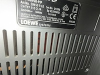 Klassieke 100 hz crt-televisie van loewe systems en staanlamp - afbeelding 7 van  7
