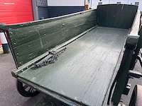 Klassieke antieke 4-wielige houten boerenwagen - afbeelding 7 van  8