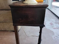 Klassieke antieke engelse dressoir met 3 laden 175x50x80 cm - afbeelding 8 van  8