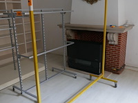 Kledijrek gele kleur - afbeelding 2 van  3