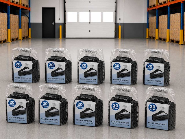 Kledinghangers set van 20 (10x) - afbeelding 1 van  8