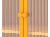 Kledingkast - ruimte 78 x 100 x 38 cm, kleur oranje - afbeelding 2 van  2