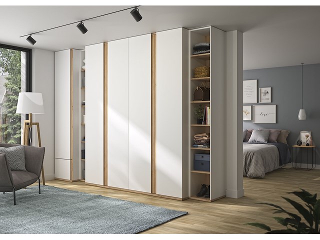Kledingkast birger 100 cm 2 deuren - wit - afbeelding 4 van  4