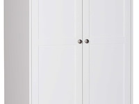 Kledingkast landwood 80cm met 2 deuren - wit - afbeelding 5 van  7