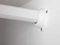 Kledingkast martha 93cm met 2 deuren - wit - afbeelding 4 van  7