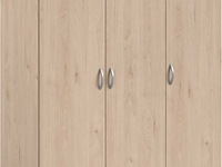 Kledingkast salvador | 3 deuren, 2 laden | jackson oak - afbeelding 1 van  7