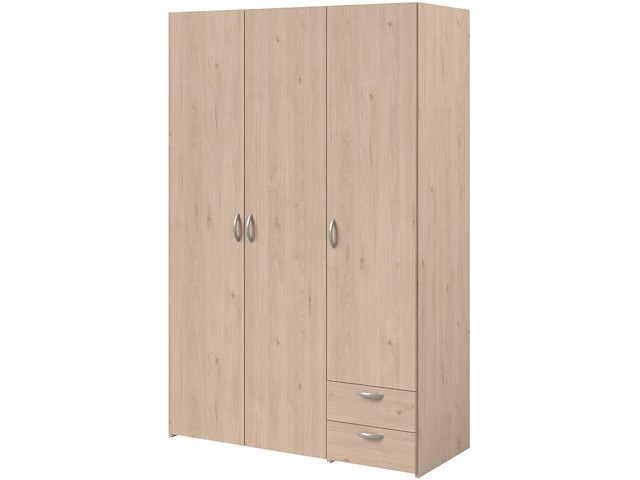 Kledingkast salvador | 3 deuren, 2 laden | jackson oak - afbeelding 2 van  7