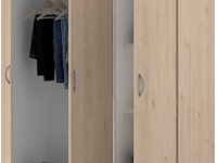 Kledingkast salvador | 3 deuren, 2 laden | jackson oak - afbeelding 5 van  7