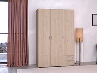 Kledingkast salvador | 3 deuren, 2 laden | jackson oak - afbeelding 7 van  7
