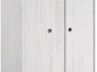 Kledingkast smoozy 90cm 2 deuren - wit/roze of wit/blauw - afbeelding 1 van  7