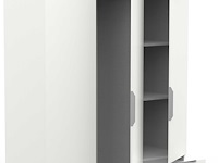 Kledingkast spectre 120cm 6 deuren & 2 lades - mat wit - afbeelding 4 van  6