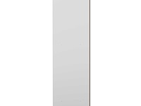 Kledingkast spike 112/185cm met gordijn - wit/taupe - afbeelding 4 van  6
