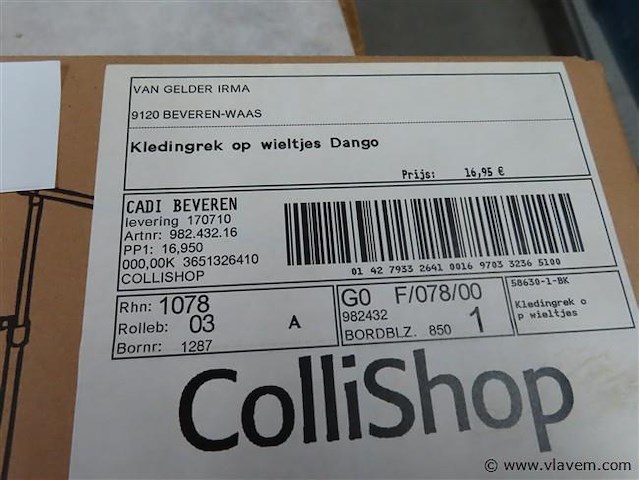 Kledingrek nieuw - afbeelding 2 van  3