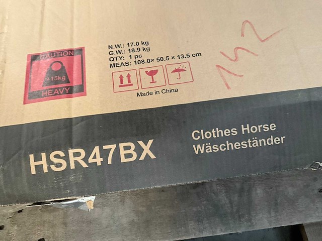 Kledingstaander/clothes horse vasagle - afbeelding 2 van  3