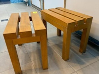 Klein bankje (2x) - afbeelding 2 van  2