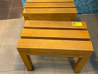 Klein bankje (2x)