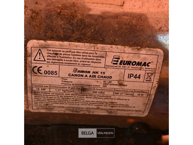 Klein gaskanon eurom - afbeelding 3 van  3