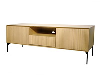 Klein tv-meubel pan in massief hout 150 cm - afbeelding 1 van  3