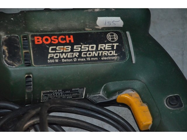 Kleine elektrische schuurder makita baby sander 9030 , elektrische boormachine bosch csb 550 ret - afbeelding 6 van  6