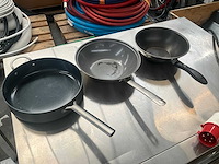 Kleine partij diverse potten en pannen