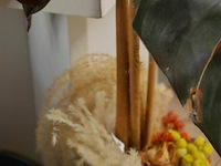 Kleine plantenzuil met plant in pot - afbeelding 6 van  6