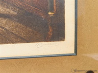 Kleurlitho, albert geudens - afbeelding 3 van  3