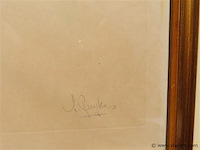 Kleurlitho, hebbelinck - afbeelding 4 van  4