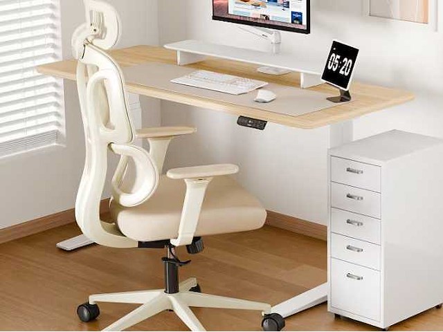 Kleurrijke ergonomische stoel met cloud comfort kussen - afbeelding 1 van  6