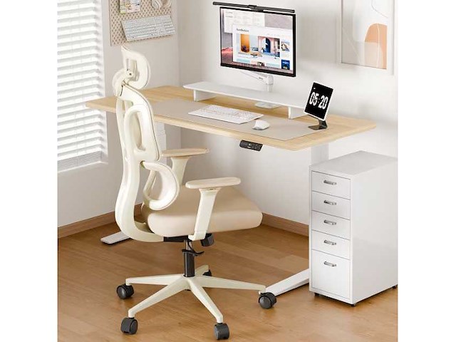 Kleurrijke ergonomische stoel met cloud comfort kussen - afbeelding 3 van  6