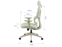 Kleurrijke ergonomische stoel met cloud comfort kussen - afbeelding 5 van  6