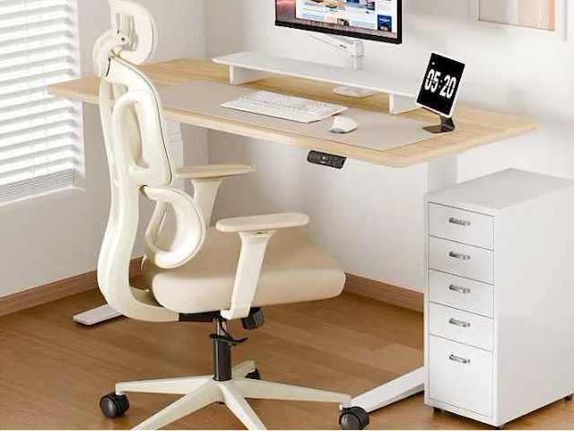 Kleurrijke ergonomische stoel met cloud comfort kussen - afbeelding 1 van  5