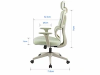 Kleurrijke ergonomische stoel met cloud comfort kussen - afbeelding 5 van  5
