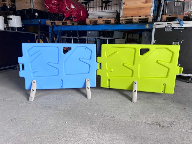 Kleurrijke hekken (6x) - afbeelding 1 van  3