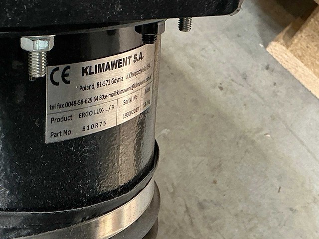Klimawent ergo lux-l/3 afzuigarm - afbeelding 6 van  6