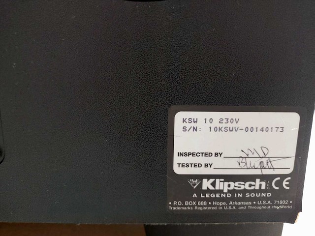 Klipsch - ksw10+quintet - speaker - afbeelding 5 van  9
