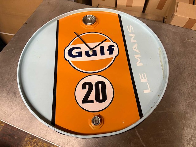 Klok gulf - clock - afbeelding 1 van  3