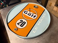 Klok gulf - clock - afbeelding 2 van  3