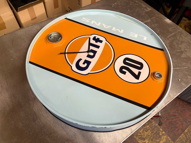 Klok gulf - clock - afbeelding 3 van  3