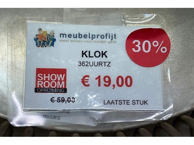 Klok - afbeelding 2 van  2