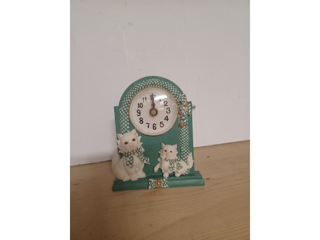 Klokje poesjes 15x12 cm nr j345 aantal 10 stuks. - afbeelding 1 van  5
