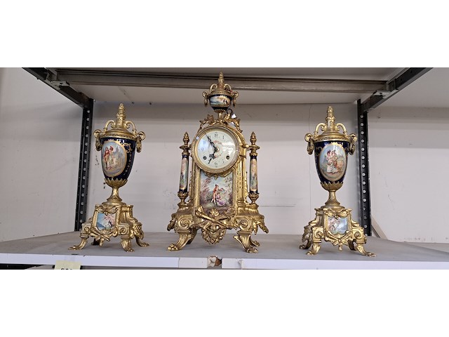 Klokstel in messing - afbeelding 1 van  1